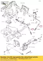 211301071, Kawasaki, glb-bougie zr1100-a1 kawasaki  brute force kfx kvf zephyr 360 400 650 700 750 800 1100 1992 1993 1994 1995 1996 2000 2001 2002 2003 2004 2005 2006 2007 2008 2009 2010 2011 2012 2013 2014 2015 2016 2017 2018 2019 2020 2021, Nieuw