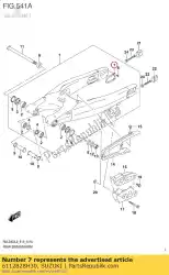 Aquí puede pedir placa, swgarm trasero de Suzuki , con el número de pieza 6112828H30: