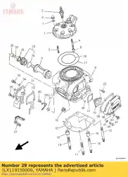 Aqui você pode pedir o placa, impulso 1 em Yamaha , com o número da peça 1LX119150000: