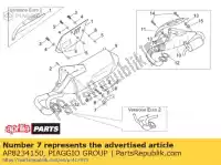 AP8234150, Piaggio Group, Plaque de garde-boue aprilia  sonic 50 1998 1999 2000 2001 2002 2003 2004 2005 2006 2007, Nouveau