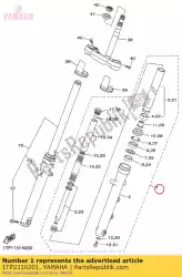 Here you can order the front fork assy (lh) from Yamaha, with part number 1TP2310201: