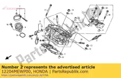 Here you can order the guide, valve(os) from Honda, with part number 12204MEWP00: