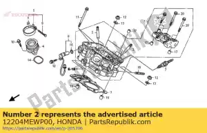 honda 12204MEWP00 guide, valve(os) - Bottom side