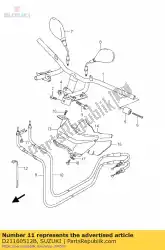 Here you can order the screw 5x12 from Suzuki, with part number D21160512B: