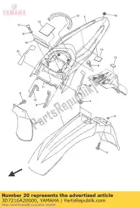 yamaha 3D7216A20000 sigillo, 2 - Il fondo