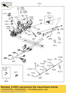 kawasaki 110540556 staffa zx1000d6f - Il fondo