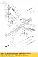 1C3263425000, Yamaha, arranque, cable yamaha  wr yfz yz yzf 125 250 450 2006 2007 2008 2009 2010 2011 2012 2013 2014 2015 2016 2017 2018 2019 2020 2021, Nuevo