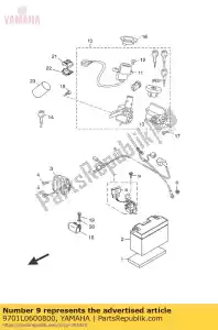 yamaha 9701L0600800 boulon - La partie au fond