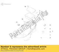 575922, Piaggio Group, suporte piaggio liberty 50 2004 2006 2007 2009, Novo