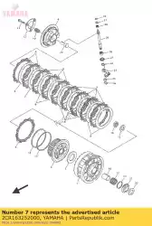 Qui puoi ordinare disco, frizione 2 da Yamaha , con numero parte 2CR163252000: