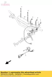 Aqui você pode pedir o h0lder, alavanca 1 em Yamaha , com o número da peça 38V829110000: