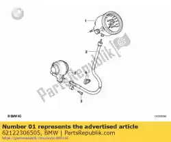 Qui puoi ordinare tachimetro - mp / h-km / h da BMW , con numero parte 62122306505: