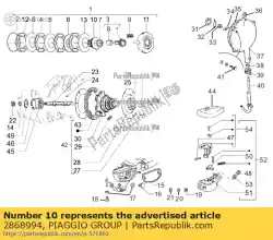 Tutaj możesz zamówić bieg od Piaggio Group , z numerem części 2868994: