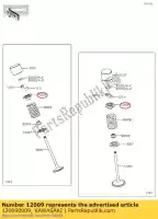 120090009, Kawasaki, retainer-valve spring kawasaki zzr  b gtr c d a f performance sport e zx1400 abs h j zzr1400 1400gtr zg1400 kact ninja zx14r brembo ohlins 1400 , New