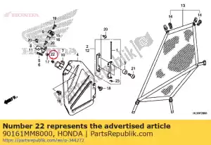 honda 90161MM8000 nakr?tka, ko?pak ko?nierzowy, 8mm - Dół