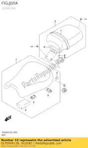 Suzuki 015500812B boulon - La partie au fond