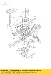 Here you can order the gasket,float bo from Suzuki, with part number 1325120E20: