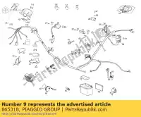 865318, Piaggio Group, Batterie yt9b-4 (yuasa) 12v 8a-h derbi mulhacen 659 2006 2008, Nouveau