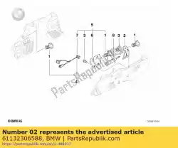 Here you can order the plug socket bracket from BMW, with part number 61132306588: