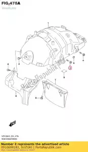 Suzuki 0910608182 ?ruba 8x70 - Dół