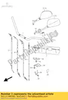 5611138G00, Suzuki, handlebar suzuki gsf bandit u  sua su ua sa a s gsf650nsnasa 650 , New