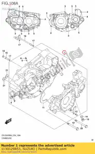 suzuki 1130129853 conjunto de cárter - Lado inferior