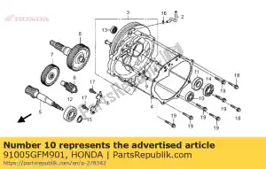 Honda 91005GFM901 cuscinetto, sfera radiale, 620 - Il fondo