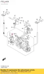 Suzuki 1358048G10 sensor montado - Lado inferior