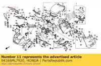 64166ML7920, Honda, stop, windscherm honda vfr  f r vfr750f 750 , Nieuw