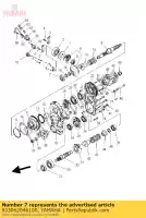 933062046100, Yamaha, roulement (1 an) yamaha  fzr sr xt xv yfm yz 65 80 85 125 200 230 250 350 400 750 1100 1986 1992 1993 1994 1995 1996 1997 2001 2002 2003 2004 2005 2017 2018 2019 2020 2021, Nouveau