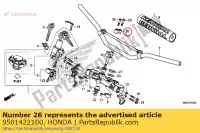 9501422100, Honda, houder b1, handvat buis boven honda  a super sport usa cr crf nx st trx 125 150 250 300 400 450 500 650 1100 1967 1985 1986 1987 1988 1989 1990 1991 1992 1993 1994 1995 1996 1997 1998 1999 2000 2001 2002 2003 2004 2005 2006 2007 2008 2009 2010 2011 2012 2013 2014 2015 2017 2018 2019 2, Nieuw