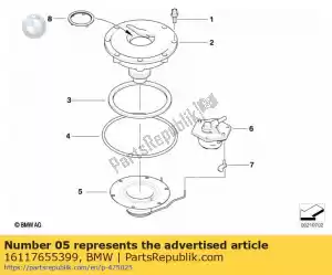 bmw 16117655399 insert de réduction - La partie au fond