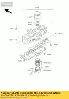 110091578, Kawasaki, gasket,cylinder base zl600-a1 kawasaki eliminator gpx gpz zl 600 1985 1986 1987 1988 1989 1990 1993 1994 1995 1996 1997, New