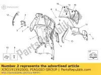 JC92191X92000, Piaggio Group, front protection aprilia scarabeo 125 2007 2009 2011, New