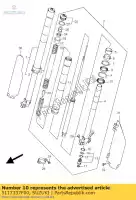 5117337F00, Suzuki, zegel, stof suzuki rm 250 2001 2002 2003, Nieuw