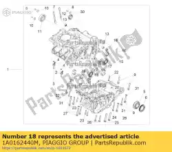 Qui puoi ordinare semicuscinetto di marrone da Piaggio Group , con numero parte 1A0162440M: