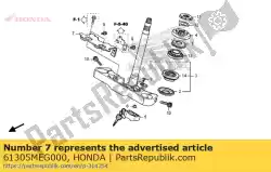 Here you can order the cover, headlight from Honda, with part number 61305MEG000: