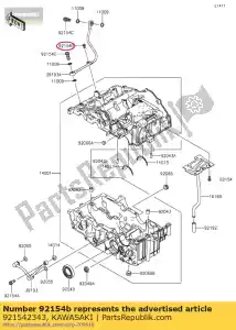 kawasaki 921542343 01 ?ruba z ko?nierzem 6x10 - Dół