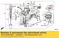 16013KRP981, Honda, zestaw p?ywaka honda  scv trx 100 250 2005 2006 2007 2008 2010 2011 2017 2018 2019 2020, Nowy