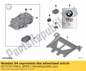 bmw 65757675463 remote control - 315 mhz - Bottom side