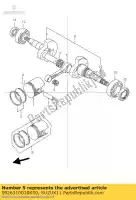 0926310018K00, Suzuki, Bearing suzuki ah address  tr street magic s ah50 tr50s 50 , New