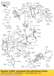 Qui puoi ordinare coperchio, ventilazione, lh, f. B vn170 da Kawasaki , con numero parte 1409116186Z: