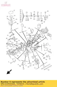 yamaha 5MLH19400000 zespó? przeka?nika rozrusznika - Dół