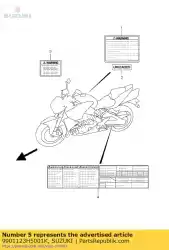 Tutaj możesz zamówić instrukcja obs? Ugi, w? A? Ciciel od Suzuki , z numerem części 9901123H5001K: