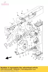 Aqui você pode pedir o tubo de exaustão conjunto 1 em Yamaha , com o número da peça 5JX146101000: