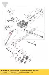 Here you can order the o ring tps from Triumph, with part number T1245012: