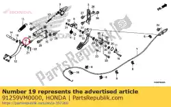 Here you can order the dust,10x16x4. 5 from Honda, with part number 91259VM0000: