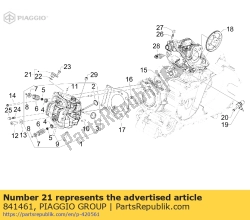 Aprilia 841461, Wtyczka kpl., OEM: Aprilia 841461