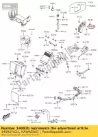 14092Y021, Kawasaki, cover,master cylinder kvf300cc kawasaki  brute force kvf 300 2012 2013 2015 2016 2017 2018 2020 2021, New