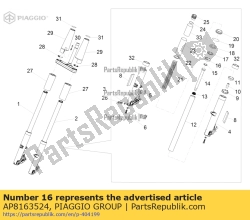 Aprilia AP8163524, Coupling bush, OEM: Aprilia AP8163524